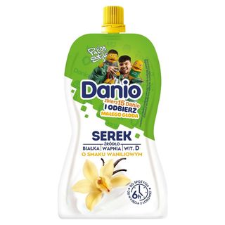 Danio Serek homogenizowany o smaku waniliowym 120 g