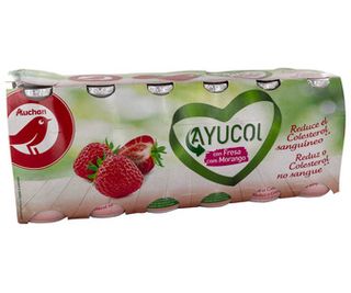 Yogur Líquido Que Ayuda A Controlar El Colesterol Alcampo 12 X 100 G.