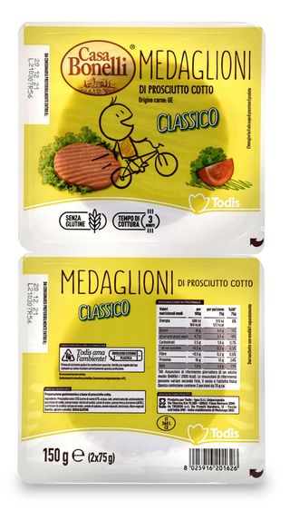 Medaglioni di prosciutto cotto classico