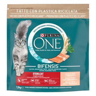 Purina one bifensis sterilcat crocchette gatti trota e frumento 1.5kg