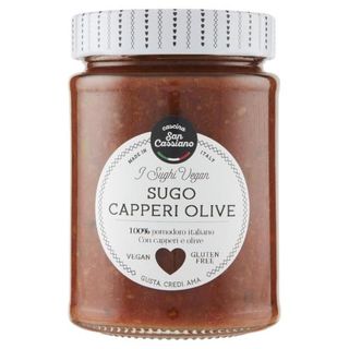 cascina San Cassiano I Sughi Vegan Sugo Capperi Olive 290 g