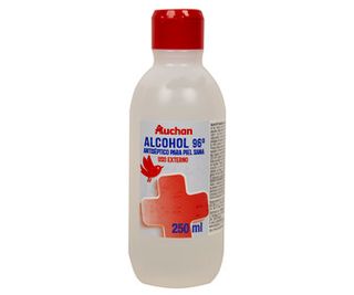 Alcohol 96º (Antiséptico Para Piel Sana) Producto Alcampo 250 Ml.