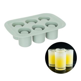 Stampo ghiaccio in silicone - 6 cubi tondi