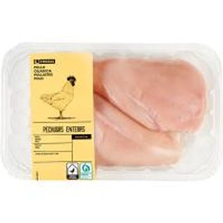 Pechugas De Pollo Enteras 2-3 Ud Eroski, Bandeja 510 G (16979171)