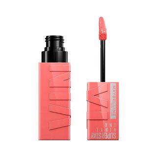 Pintalabios Efecto Vinilo Maybelline New York Superstay Tono 100 Charmed (30150058)