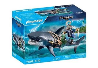 Playmobil 71793 Pirates Tiburón Gigante Con Pirata (4008789717931)