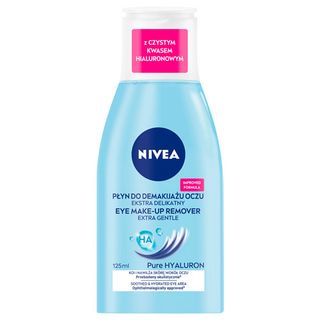 Nivea Płyn do demakijażu oczu Pure Hyaluron, ekstra delikatny, 125 ml