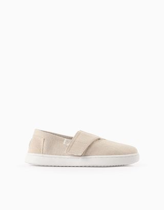 Alpergatas de Lona para Menino - Tamanho 32 BEGE