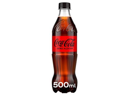 REFRIGERANTE COM GÁS COCA-COLA ZERO AÇÚCAR 0.50L