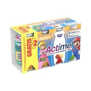 Actimel Danone Kid'S Fresa Y Plátano 6X100 G
