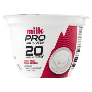 Milk Pro High Protein 20G Yogurt Magro Bianco Naturale 180 G - 155805