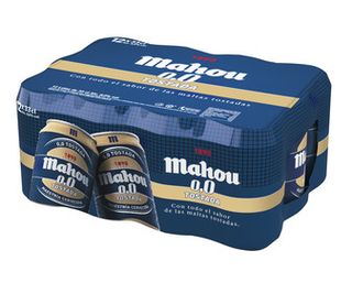 Cervezas Tostadas 0,0 % Alcohol Mahou Pack 12 Latas X 33 Cl.