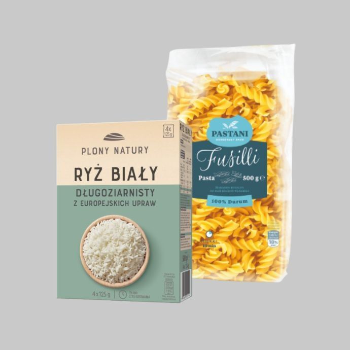 Makaron, ryż, kasza