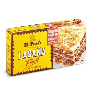 Placas Para Lasaña El Pavo Caja 200 G