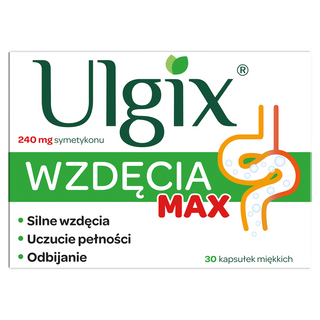 Ulgix Wzdęcia Max 240 mg 30 kapsułek