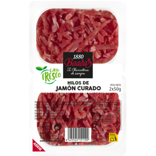 Mini Taquitos Jamon Boadas 188 2X50Gr.