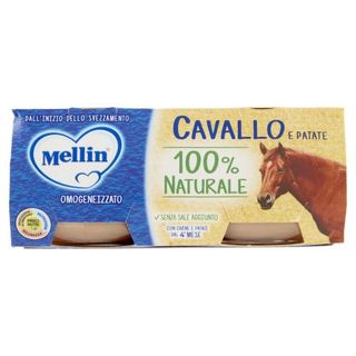 Mellin Cavallo E Patate 100% Naturale Omogeneizzato 2 X 80 G - 209957