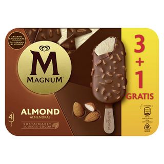 Magnum helado de almendras pack 3 x 110 ml