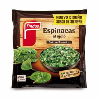 Espinacas Al Ajillo Verdeliss Findus 450G