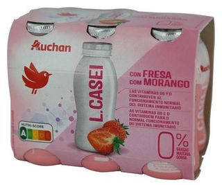 V.Casei 0% Fresa X6 100Gr Auchan