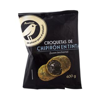 Croqueta Chipiron En Su Tinta Auchan Gourmet 400G