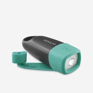 Linterna De Montaña Foco 15 Lúmenes Forclaz Dynamo 100 V2 Talla Única Verde