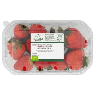 CONAD VERSO NATURA Fragole Italia Cal. Min. 22mm Prodotto Biologico 0,250 kg