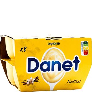 DANET Natilla De Vainilla 8X125 G