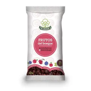 Frutos Del Bosque El Nogal Deshidratados Bolsa 50 Gr