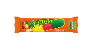 Kaktus - Lody wodne cytrynowe i truskawkowe z zieloną polewą - 45 ml