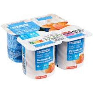 Yogur Eroski Desnatado Melocotón 4X125 Gr. (5449517)