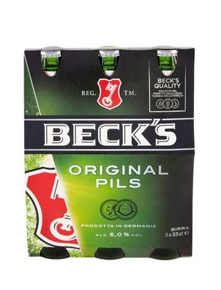 Beck'S Birra Pilsner Tedesca Bottiglia 3X33Cl