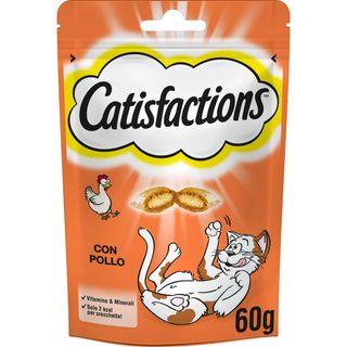Catisfactions snack per gatto con pollo 60g