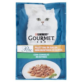 Purina Gourmet Perle Filettini In Salsa Con Coniglio 85 G - 191841