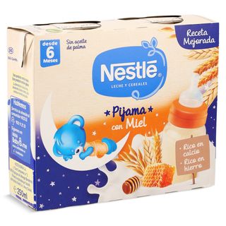 Papilla Líquida 8 Cereales Con Miel Nestlé Caja 2 X 250 Ml