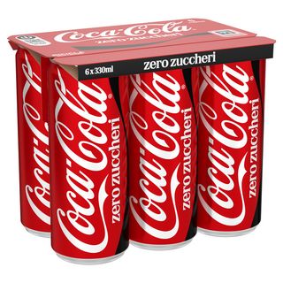 Coca-Cola Zero Zuccheri 6x330ml