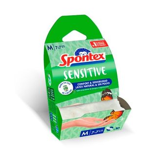 Guantes Tm Spontex Natural Latex 10 Uds.