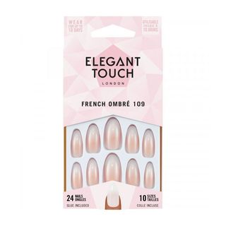 Uñas Postizas French Ombre 109 - Elegant Touch - 24 unidades 5011522158020