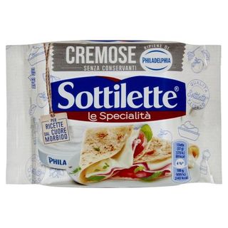 Sottilette Le Specialità Cremose - Formaggio Fuso A Fette Ripieno Di Philadelphia - 185 G - 846568