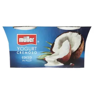 Müller Yogurt Cremoso Cocco In Pezzi 2 X 125 G - 115884