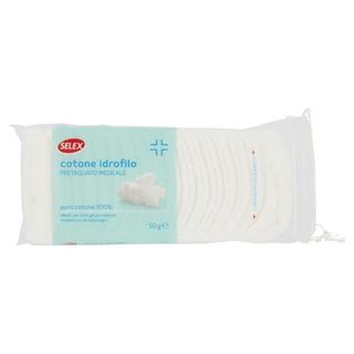 Selex Cotone Idrofilo Medicale Pretagliato 50 G - 0542472