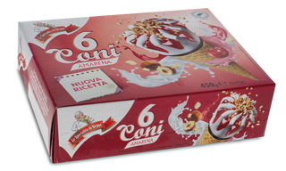 Cono all'Amarena 6 Pezzi 450g Specialità Beppe