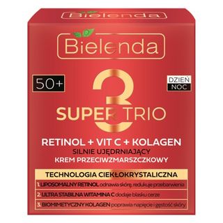 Bielenda Krem przeciwzmarszczkowy 50+ super trio, 50 ml
