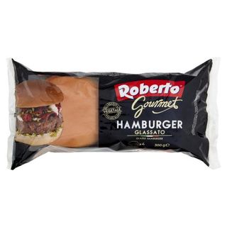 Roberto hamburger Gourmet glassato 4 Panini 300 g
