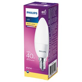 Philips Żarówka LED E14 40W, 1 szt.