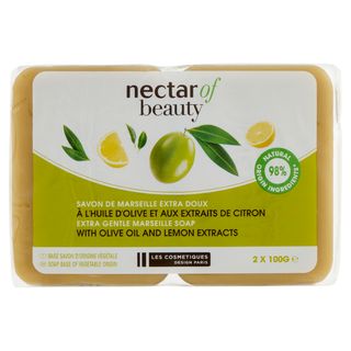 Les Cosmetiques Design Paris nectar of beauty Savon de Marseille Extra Doux 2 x 100 g