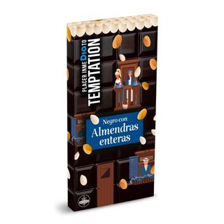 Chocolate Negro 55% con Almendras Dia Tableta 200 Gr.