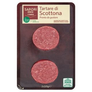 SAPORI & IDEE CONAD Percorso Qualità Tartare di Scottona benessere 2 x 105 g - 8003170091160