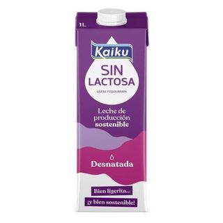 Leche Kaiku Sin Lactosa Desnatada 1 L