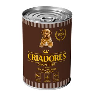 Criadores Grain Free Pollo Y Ternera Lata Para Cachorros 0.4Kg